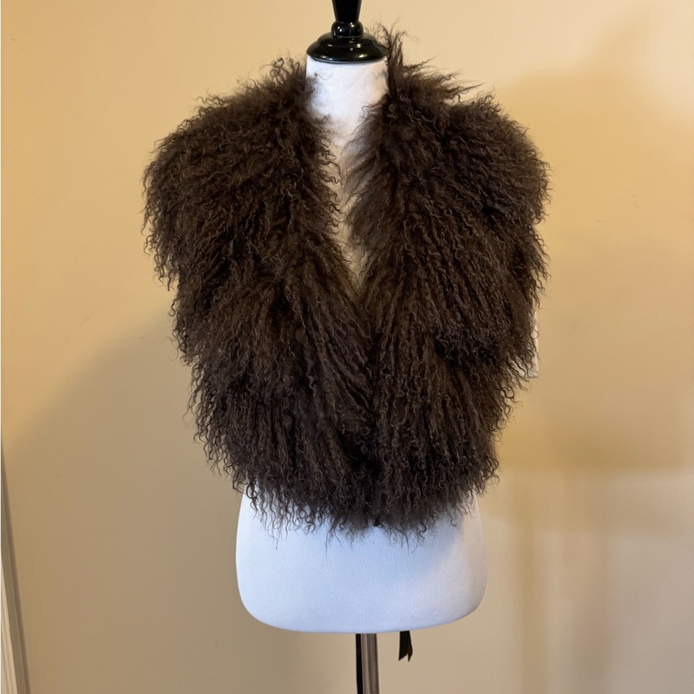 Real lambs wool accessory